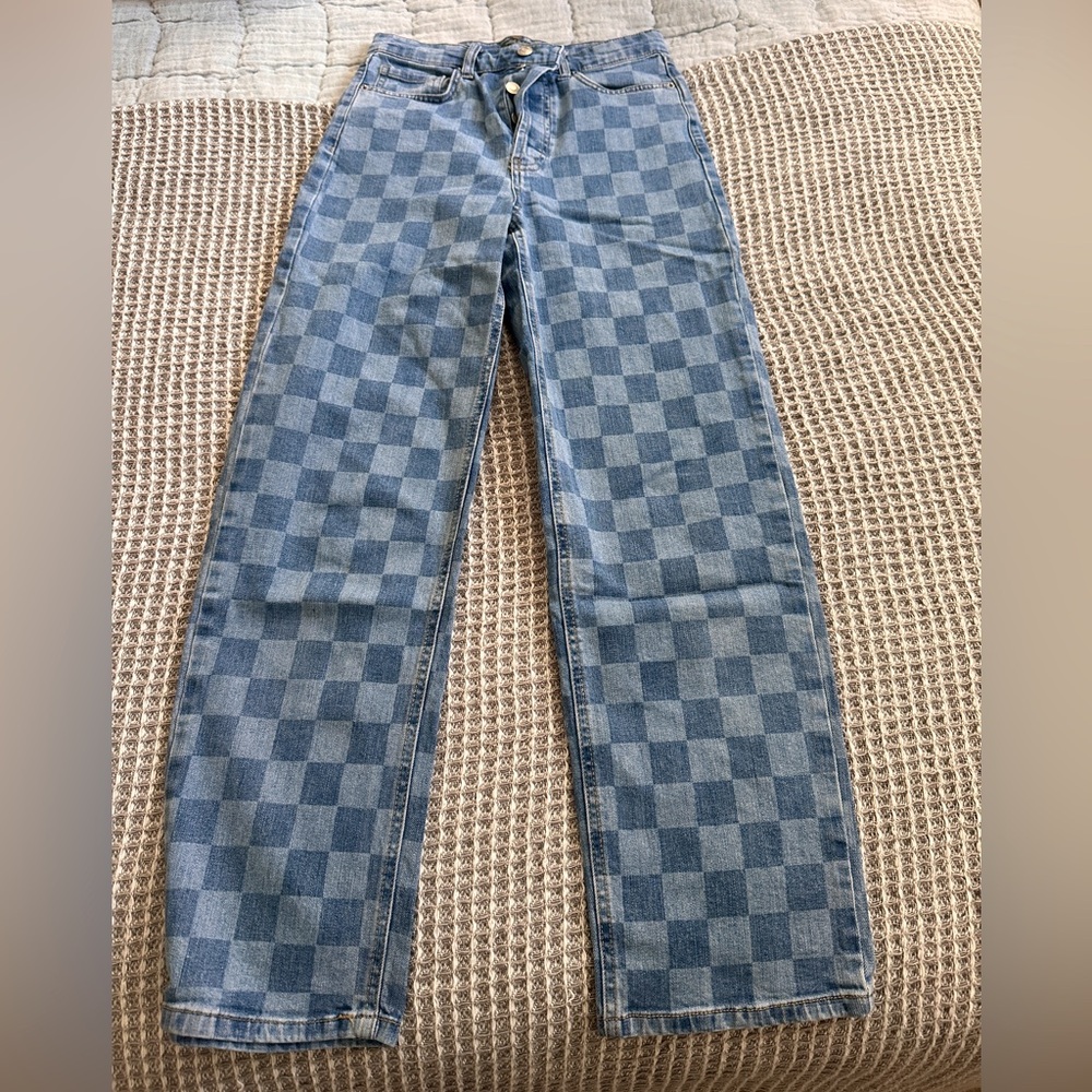 Wild Fable checkered Jean
